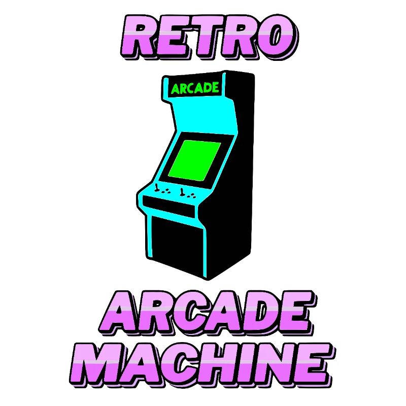 Retro arcade machine
