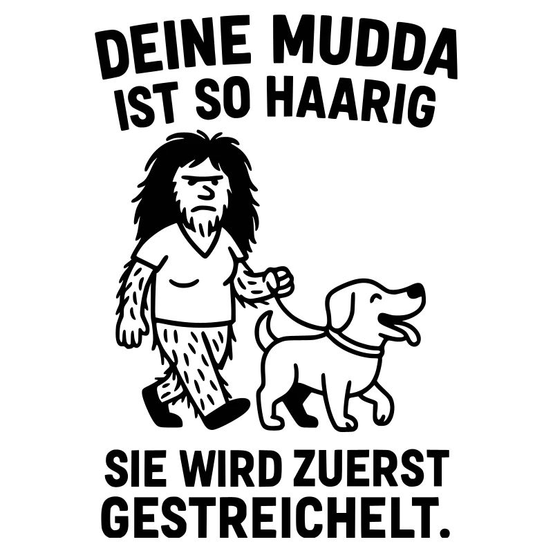 deine mutter haarig witz