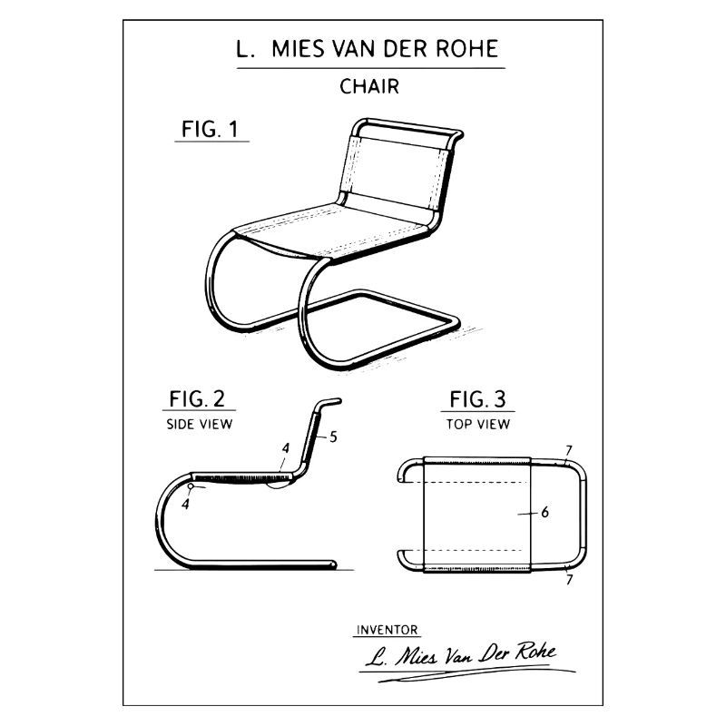 Modernes Stuhldesign