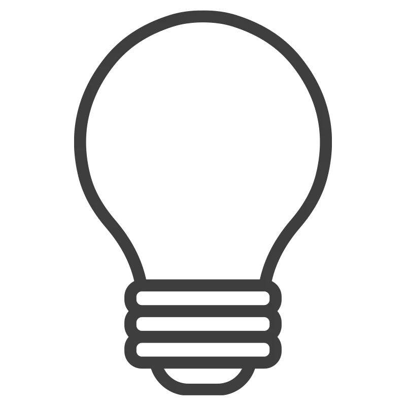 Light Bulb Line Icon