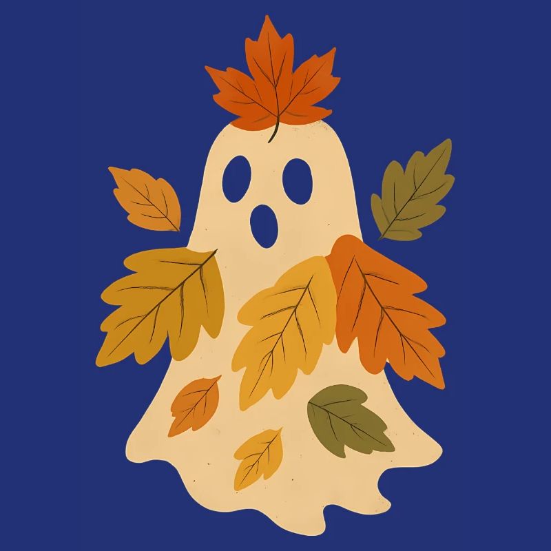 Herbstgeist mit Blättern