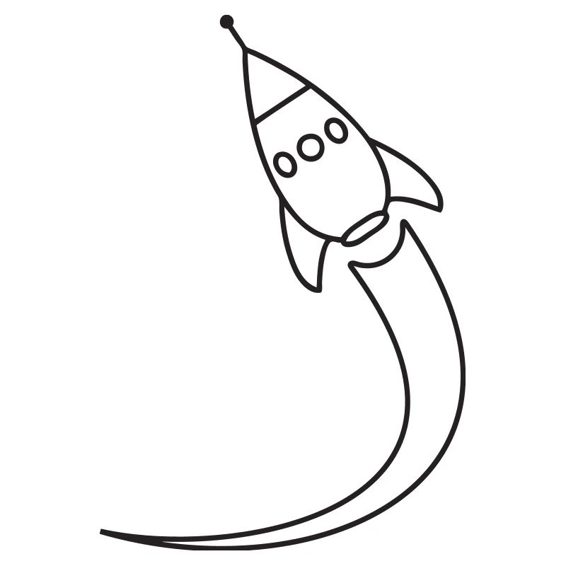 Rocket launches into space