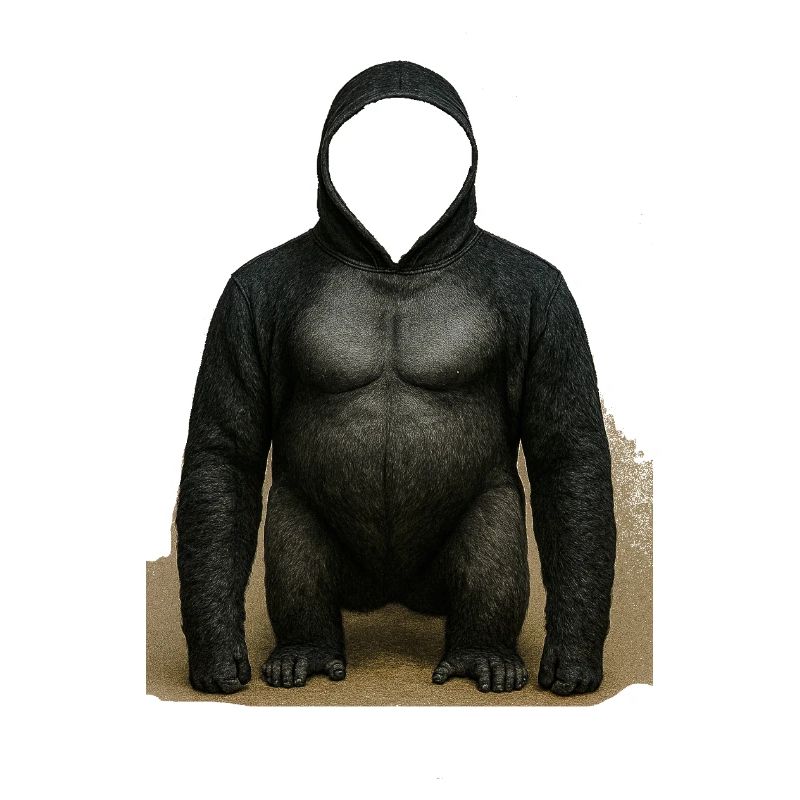 Shadow Gorilla Kapuzenpullover Design