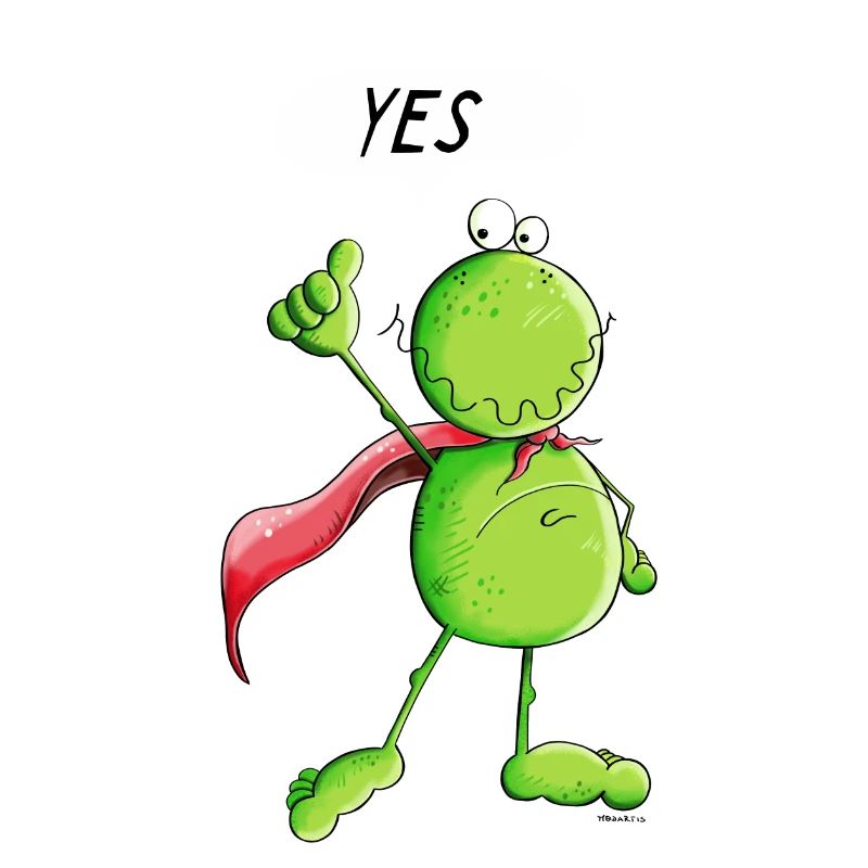 Super Frog - Frogs - Comic - Cartoon