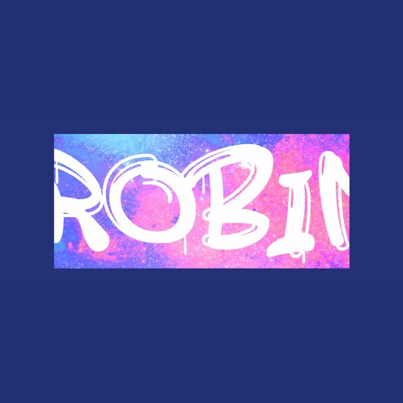 Robin Name Geschenk Geschenkidee Galaxie