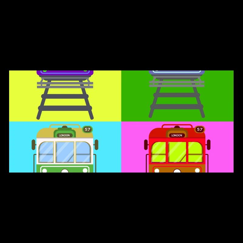 Tram, tram pop art