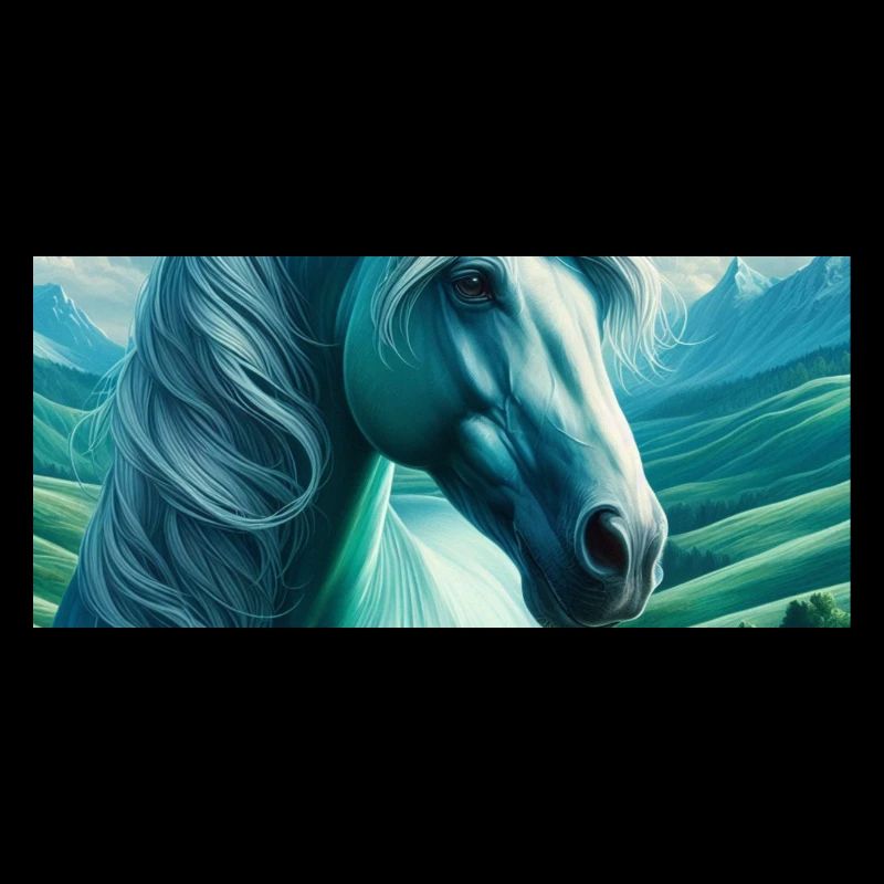 Cheval bleu