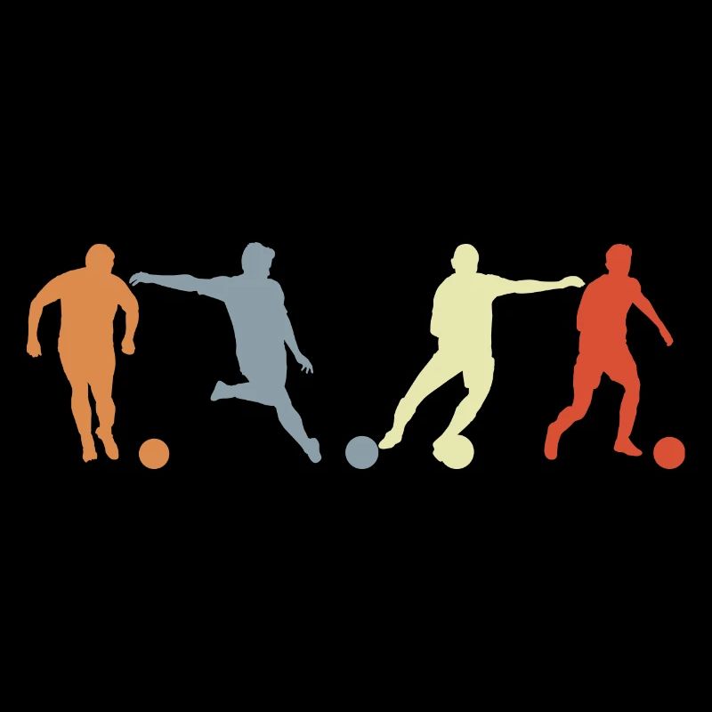 Fußballspieler Zeichnung