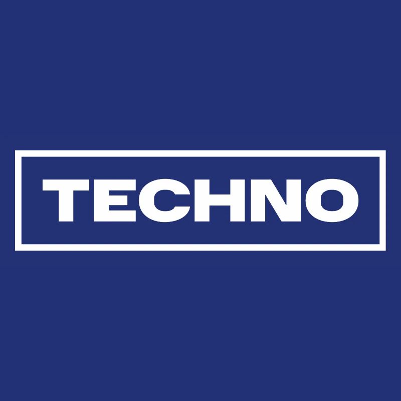Conception de logo de musique techno