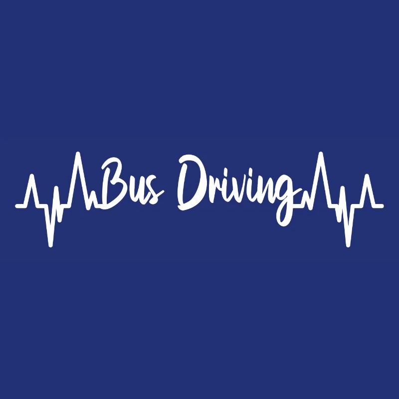 Bus Driver Heart Line