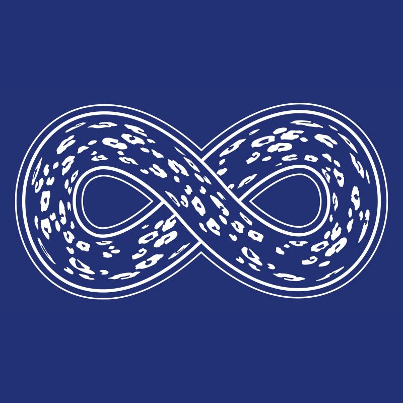 Leopard Infinity mit doppeltem Rand