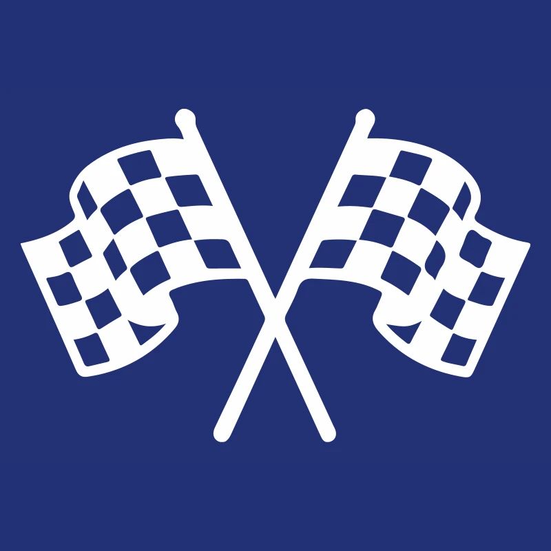 Icône du drapeau de course