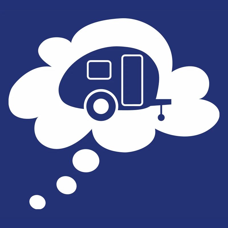 Caravan Cloud Speech Bubble Ventilateur de caravane de camping