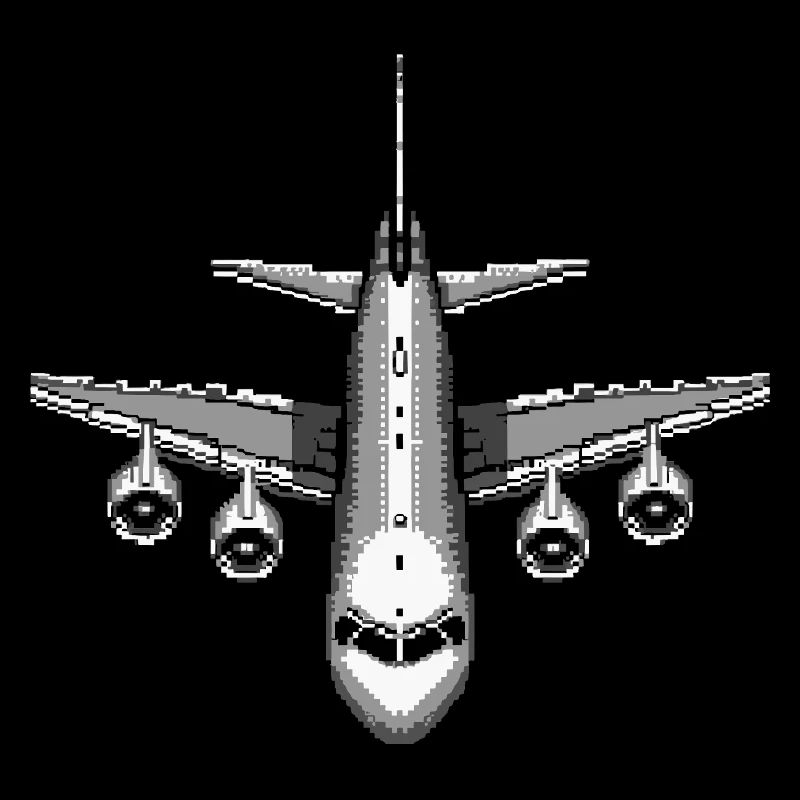Flugzeug Pixel Kunst