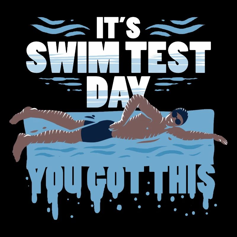Swim Instructor It's Swim Test Day