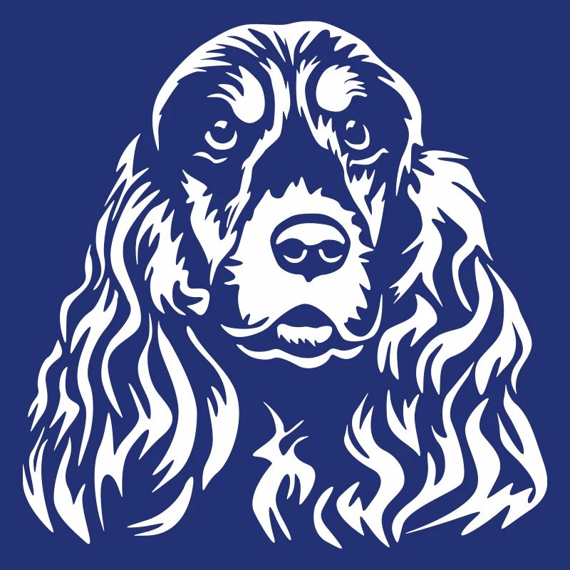 Cocker Spaniel Head "Black Edition"