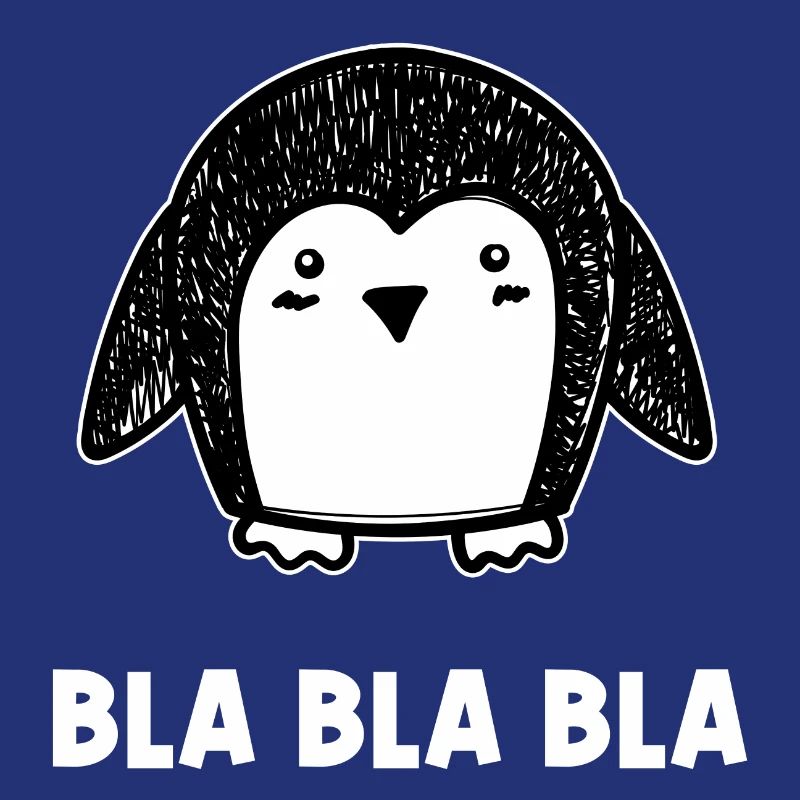 Tier Schnee Spruch Eis Vogel Pinguin Seevogel