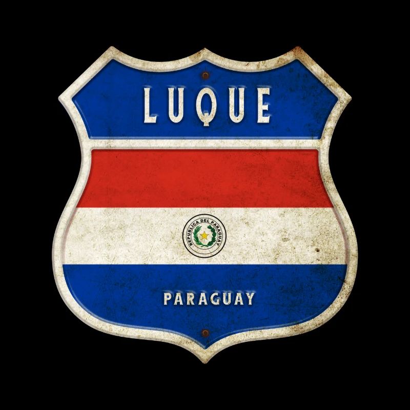Design du drapeau de Luque Paraguay
