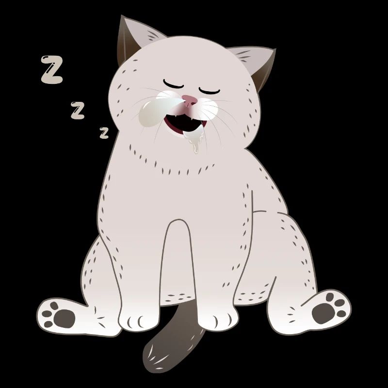 schlafende Katze
