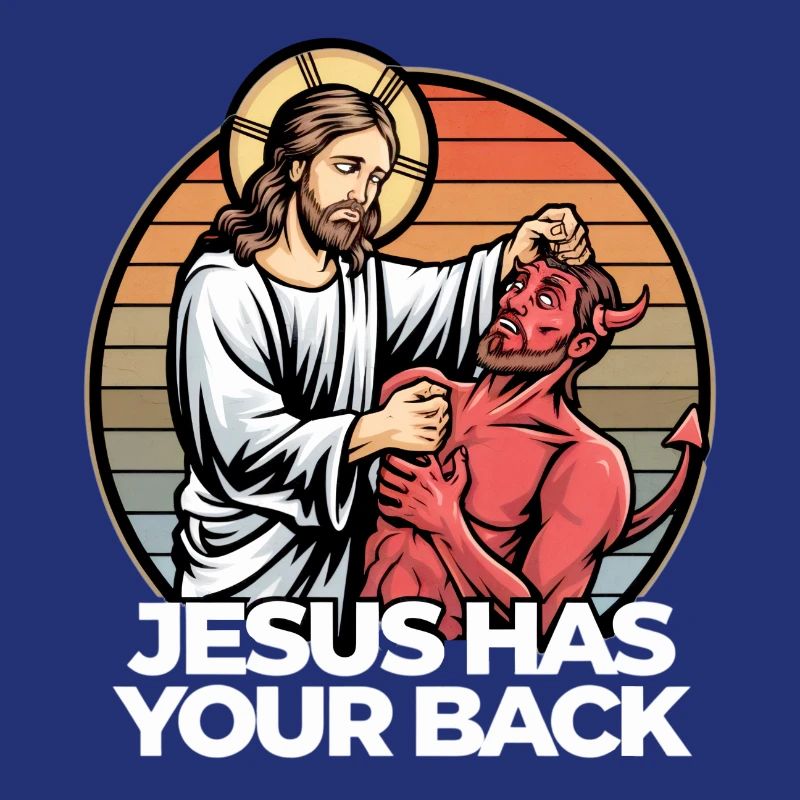 Jesus Has Your Back Inspirational