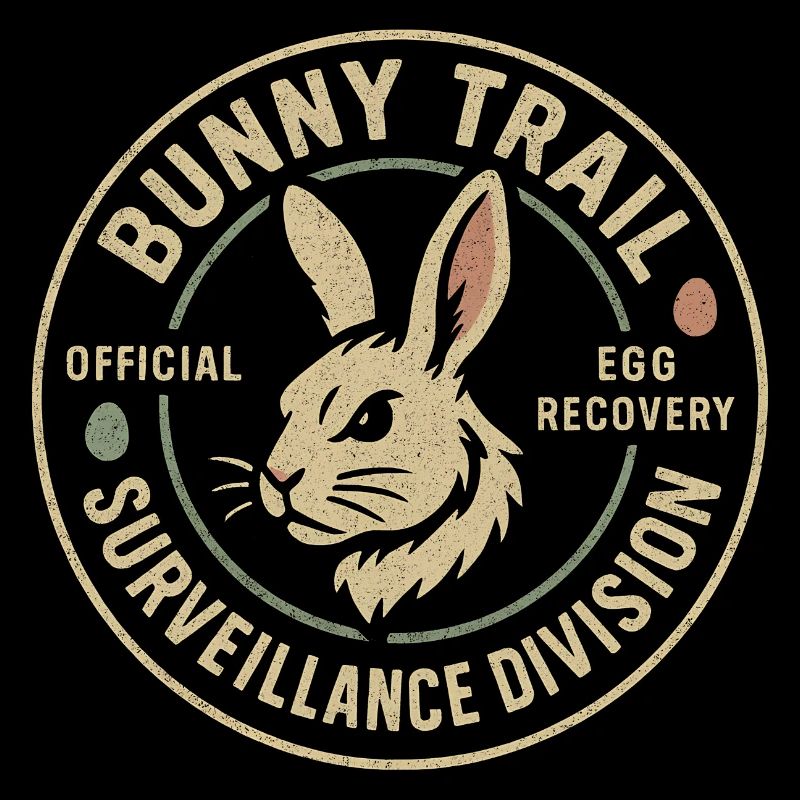 Rabbit Path Surveillance Department Funny Easter