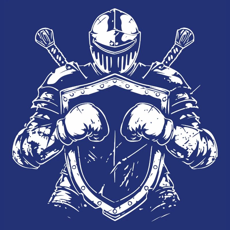 Guerrier avec bouclier et épée