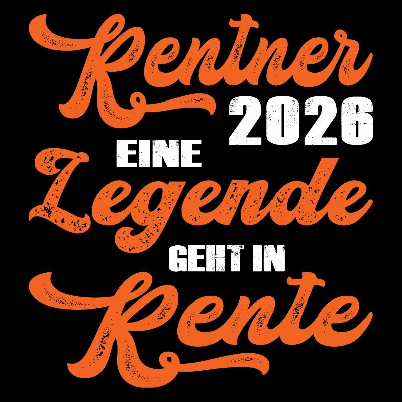 Typographie rétro orange 2028 Retraité 2026