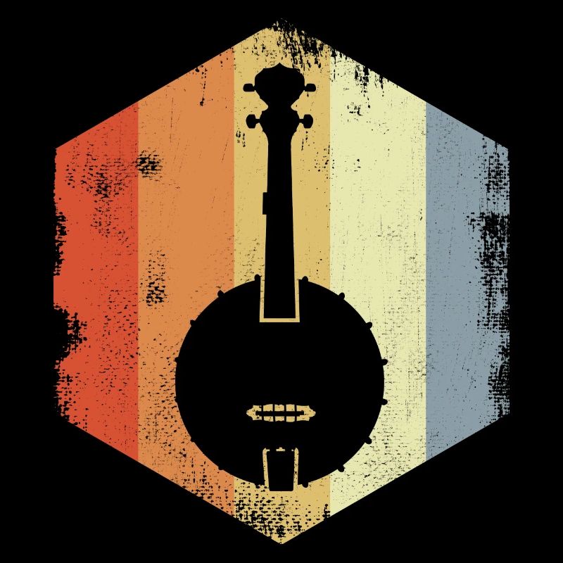 Dessin Banjo Vintage