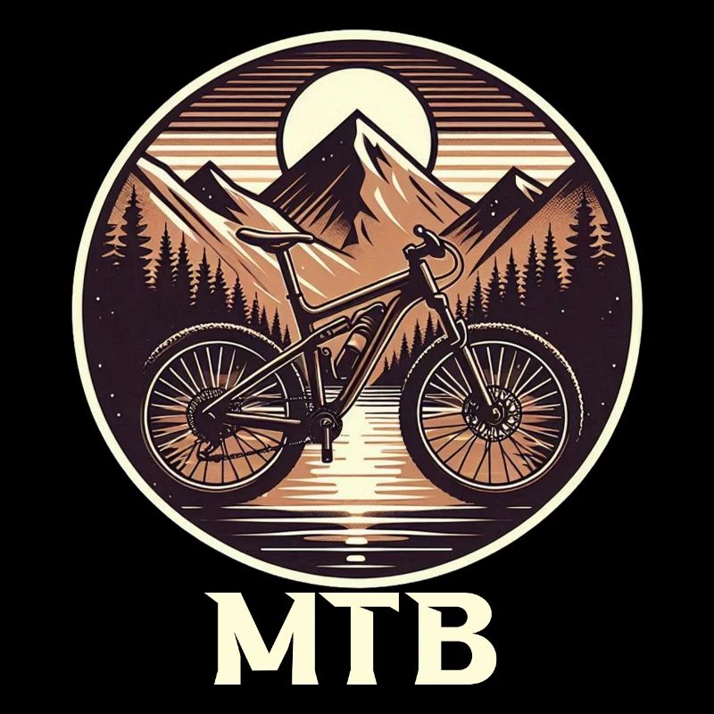Mountain Biking in Alpine Landscape