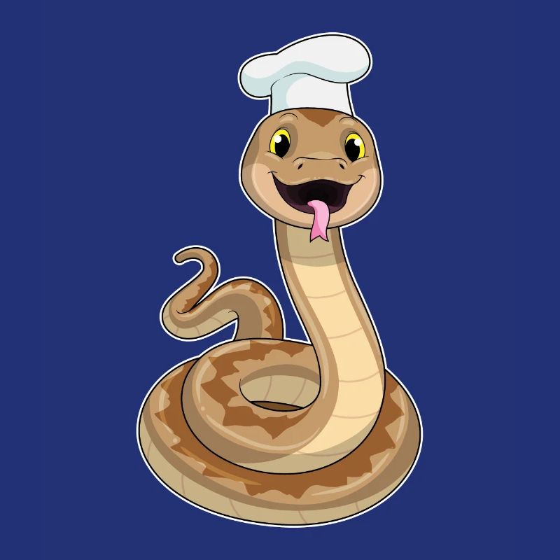 Cuisinière Chef Serpent Cuisson du Chapeau