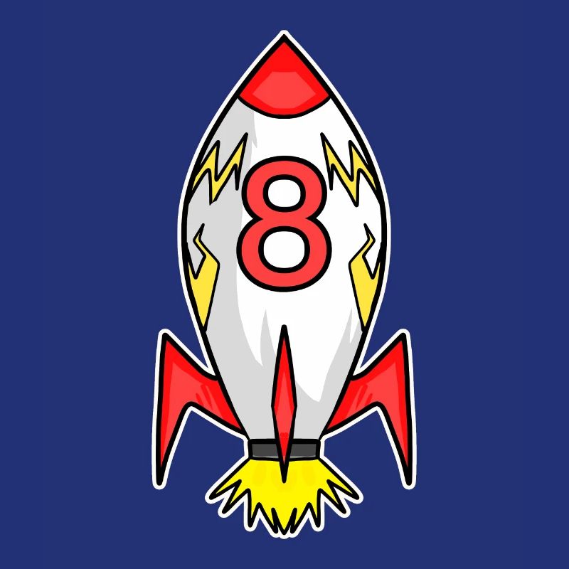 Rocket Boy 8th Birthday