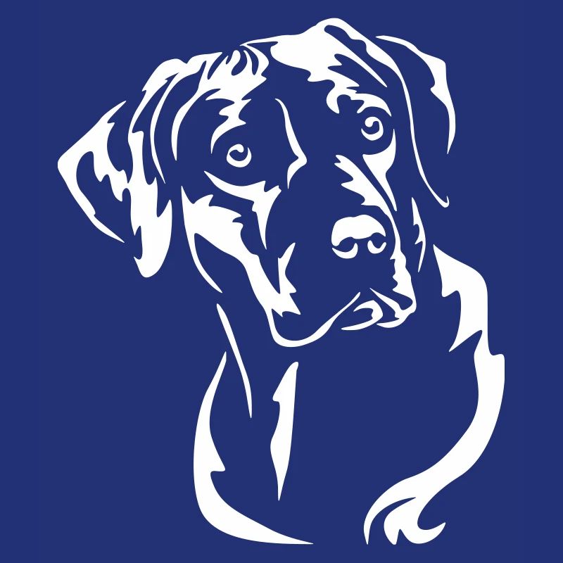 Rhodesian Ridgeback Kopf "Black Edition"
