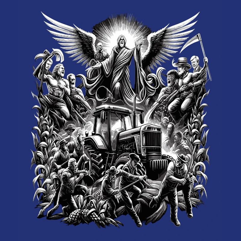 Celestial Peasant Protest Tractor Demo