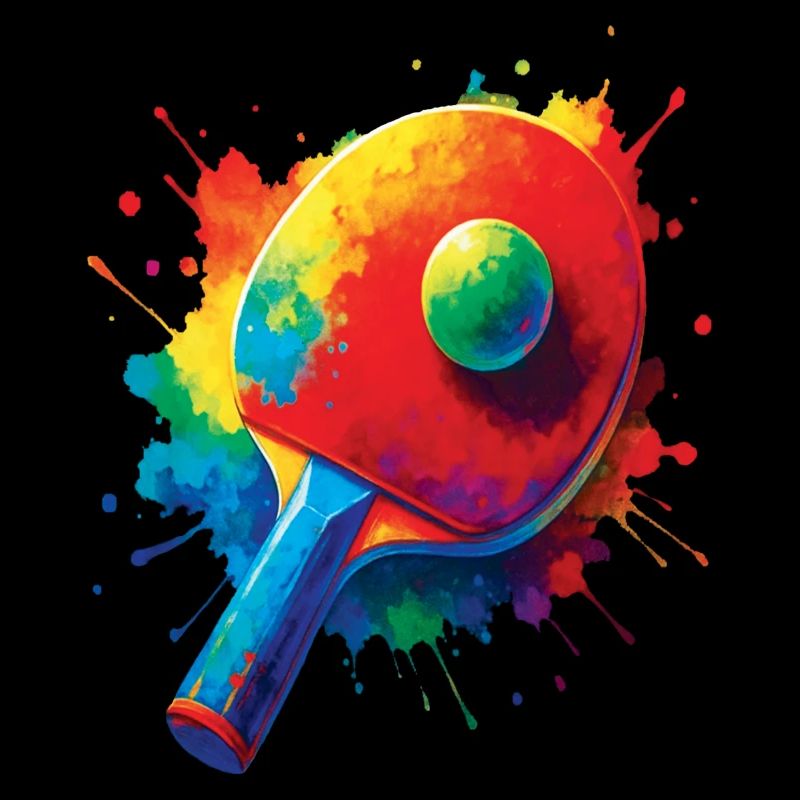 Tennis de Table – Design Sport Ping-Pong Splash
