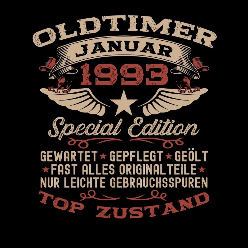 33. Geburtstag Geschenk Oldtimer Januar 1993