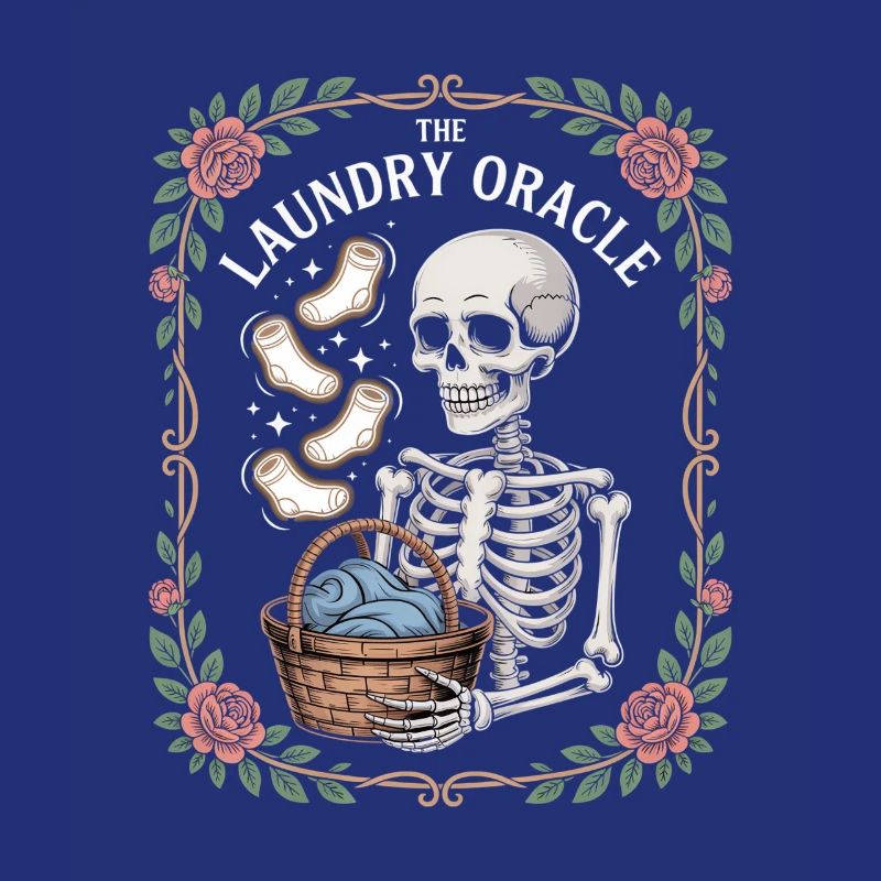 The Laundry Oracle Skeleton Laundry Humor