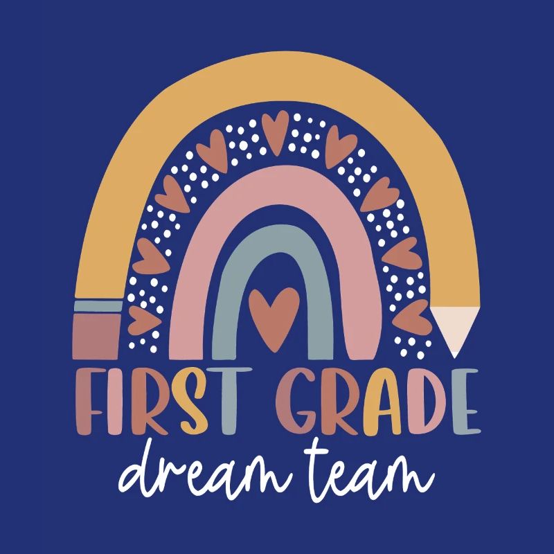 First Grade Dream Team Rainbow