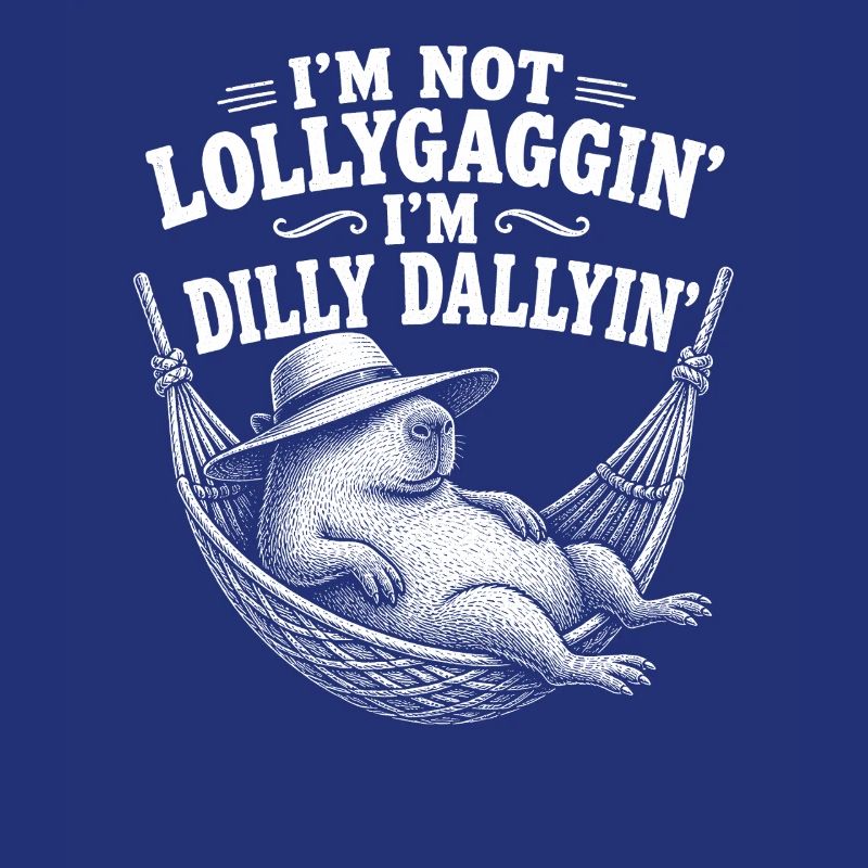 I don't dawdle, I dawdle, Capybara!