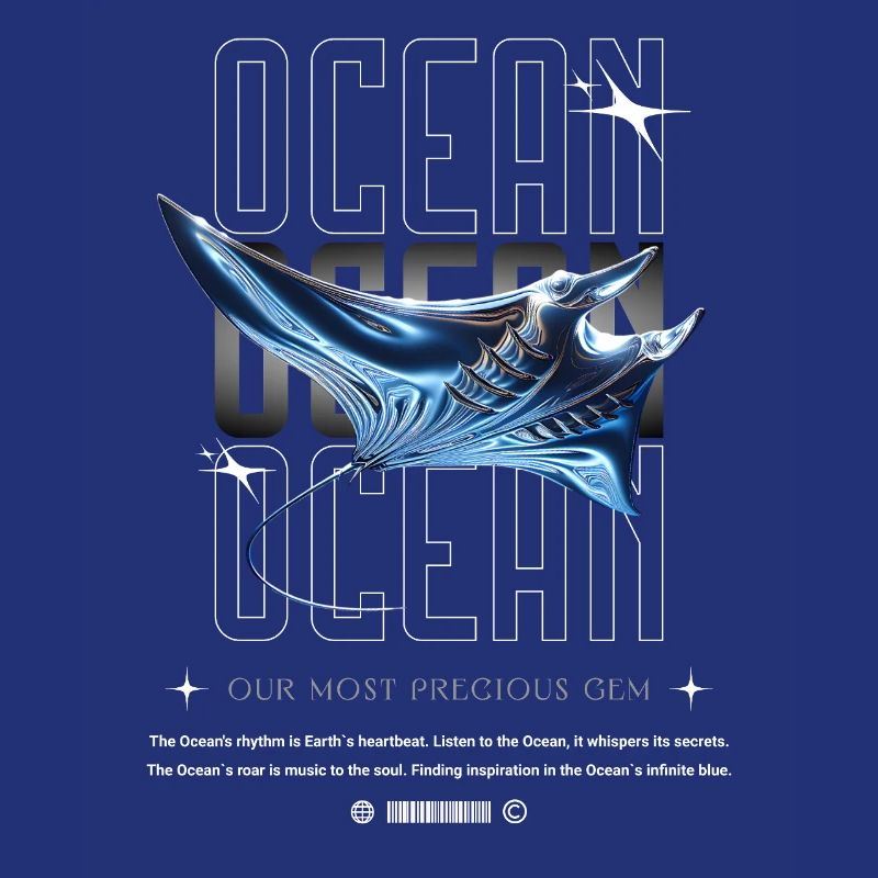 Ocean Manta Kostbarer Schatz