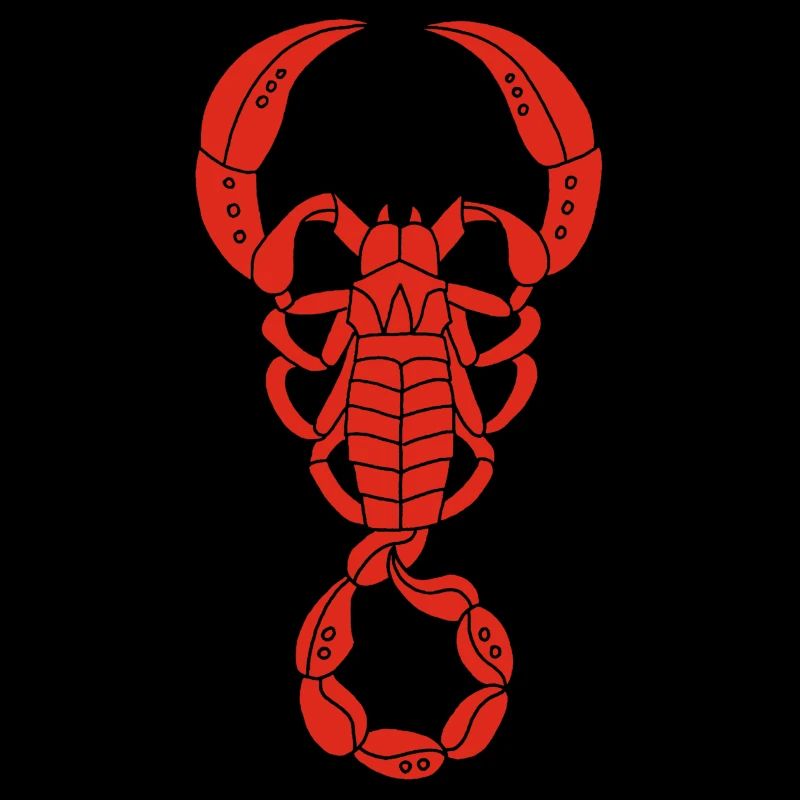 Scorpion rouge