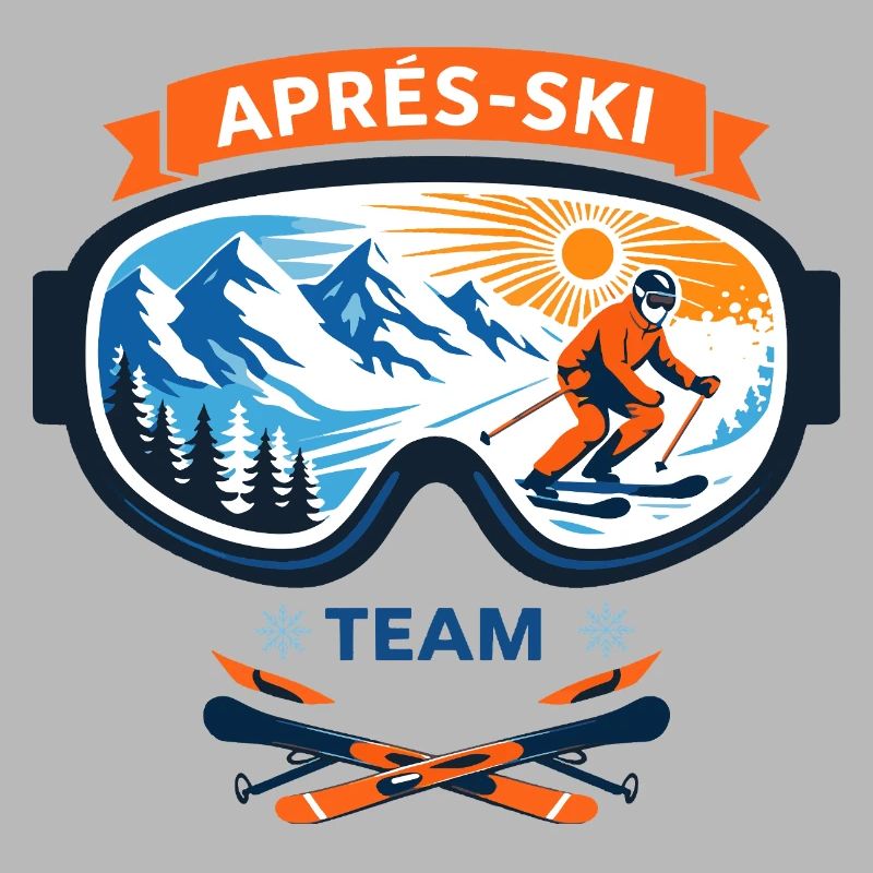 Après Ski Team Comic Design