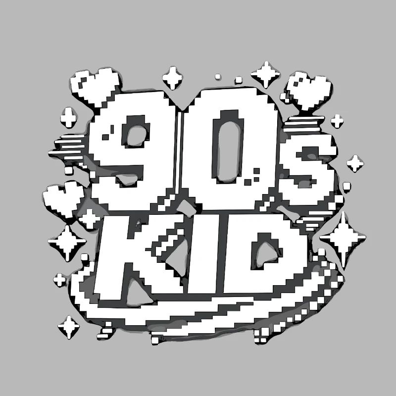 90s Kid Pixel Design