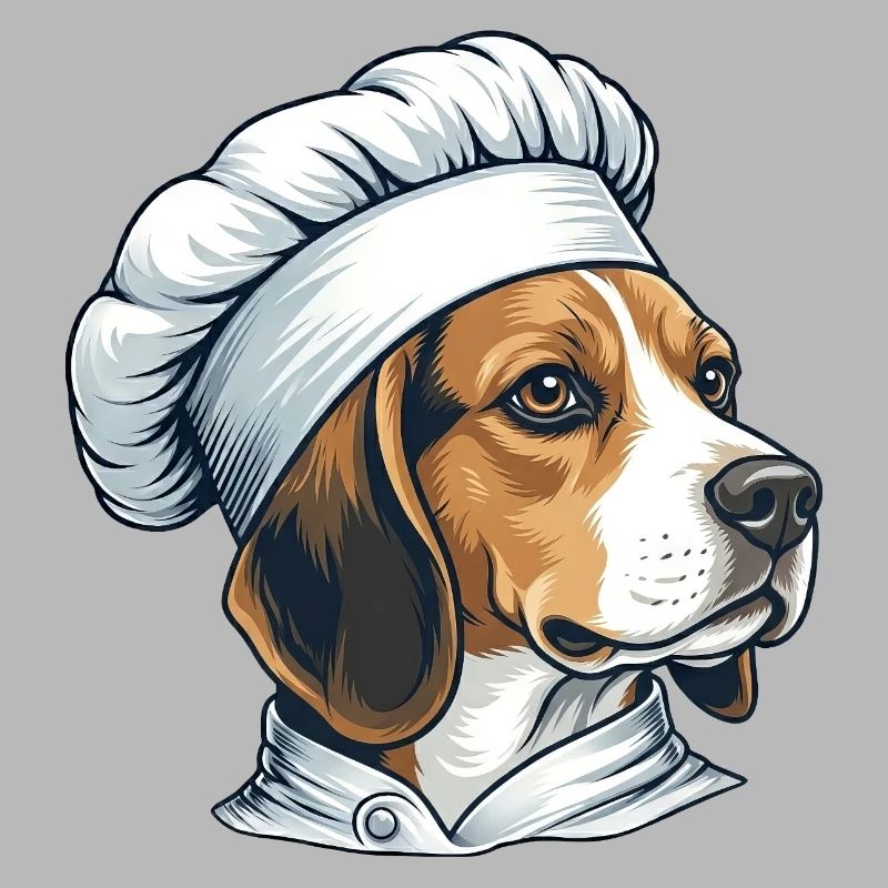 Beagle Koch – Lustiger Hunde Küchenchef