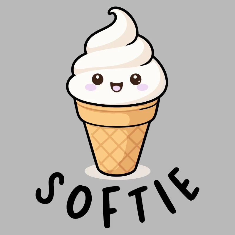 Softie Softeis Lover Eiscreme Icon Geschenk
