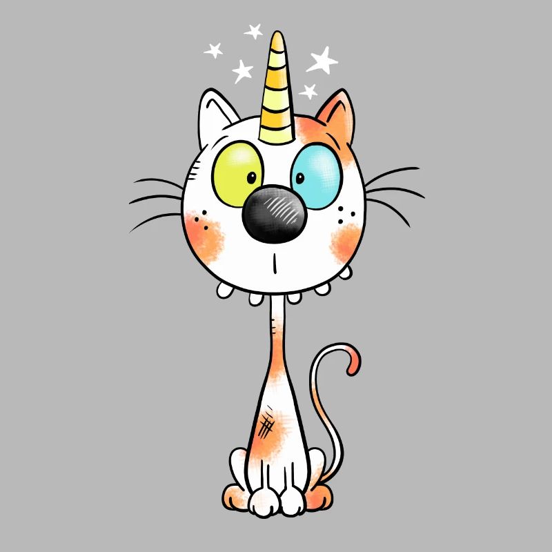 Mignon chat comique
