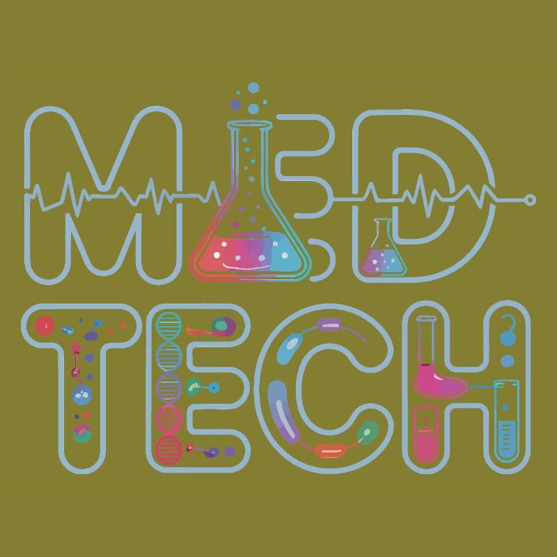 MedTech Laboratory Neon Science Design