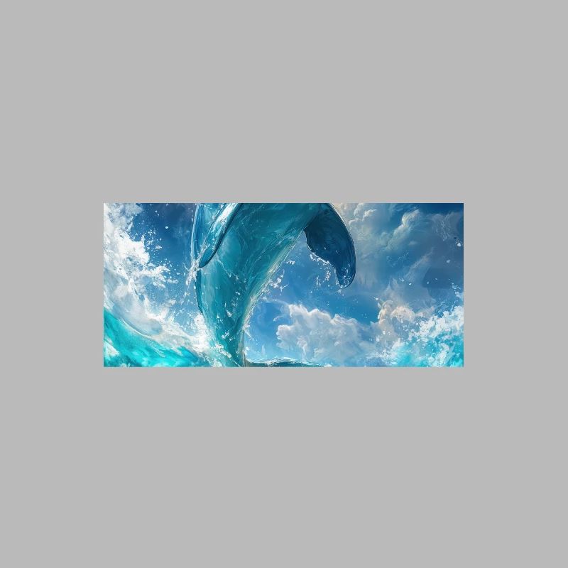 Illustration eines Delfins
