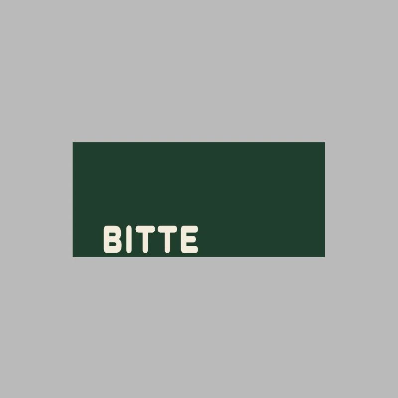Minimal Statement – Design vert foncé et crème