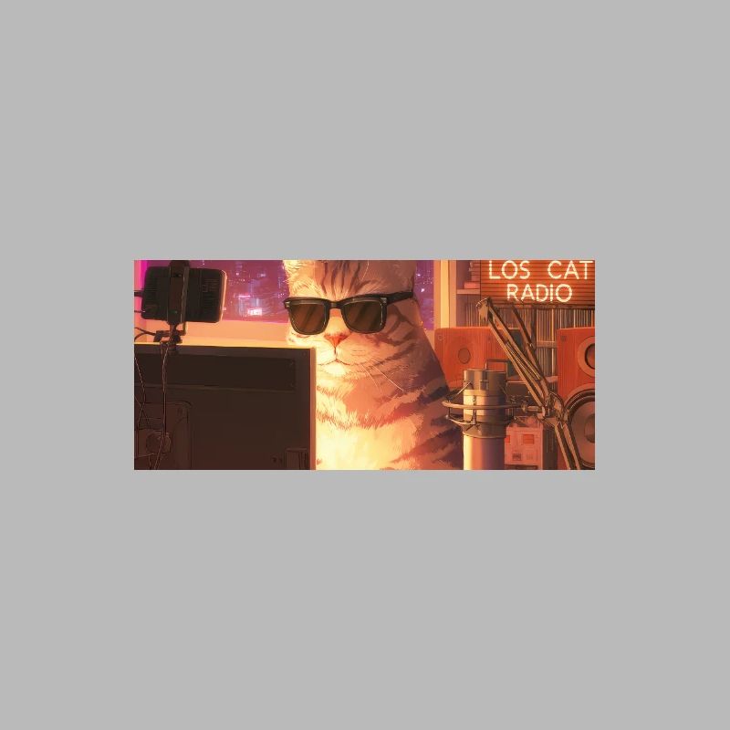 Cat Stream Neon Studio
