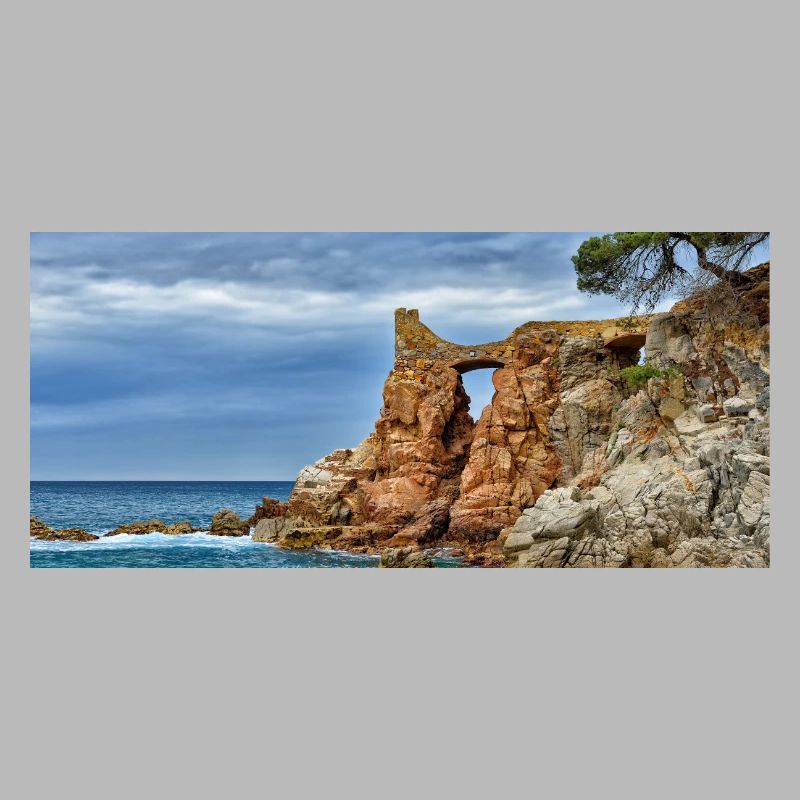 Sea Arch an der Klippenseite